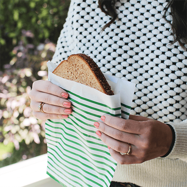Image of Recyclable Quart (XL) Paper Sandwich Bags - Lunchskins